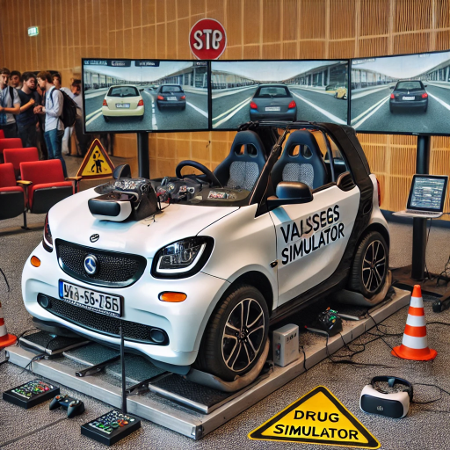 KI-generierte Darstellung eines möglichen Verkehrssimulators verkehrssimulator