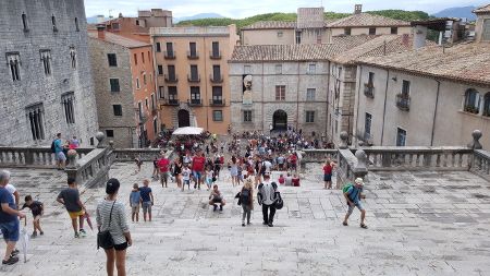 Blick auf die Plaça de la Catedral