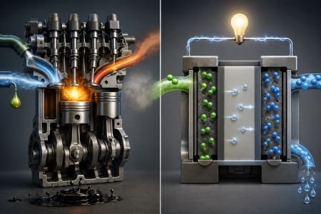 Otto-Motor vs. Brennstoffzelle (KI-generiert) SEM_2026_02